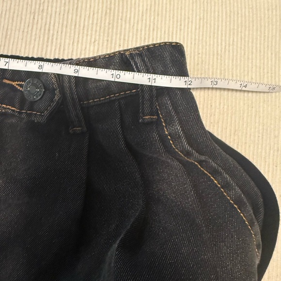 Beulah Wide Leg Black and Gray Jogger Jeans Small - Picture 9 of 10